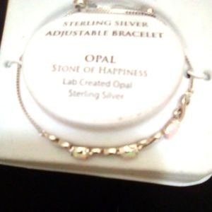 Adjustable sterling silver bracelet